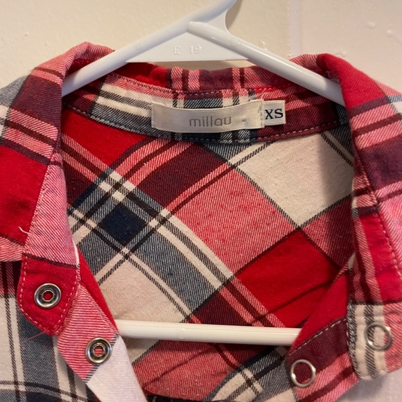 LF Brand floral print flannel button down - Picture 3 of 3